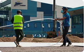 Поверхностное отопление Трубы для теплого пола на открытых площадках